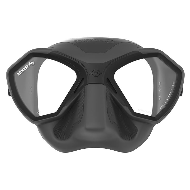 Echipament Scufundari - Masti Si Snorkel - SWORD - BLACK SILICONE