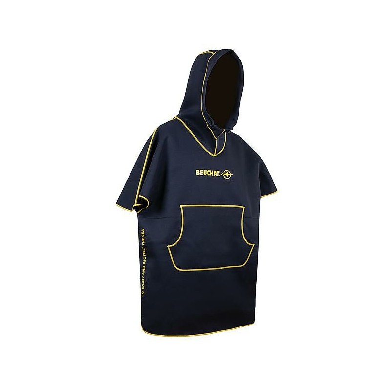 Echipament Scufundari - Accesorii - PONCHO - BLACK|DIVING YELLOW