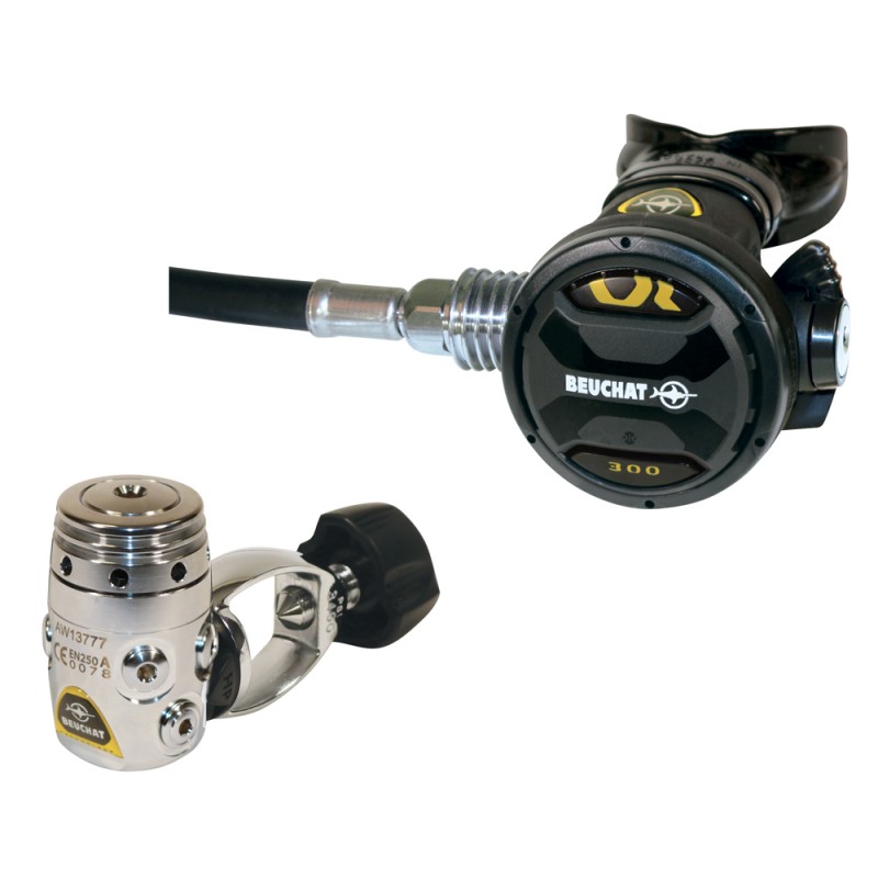 BEUCHAT REGULATOR VR300 YOKE 232 BARS (XTREME HOSE) - COLD WATER RATED