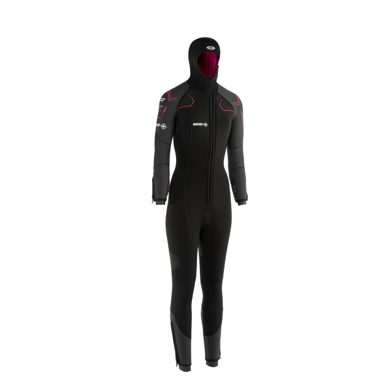 Echipament Scufundari - Costume neopren - FOCEA COMFORT 7 WOMAN - OVERALL 7 MM WITH HOOD-ATTACHED