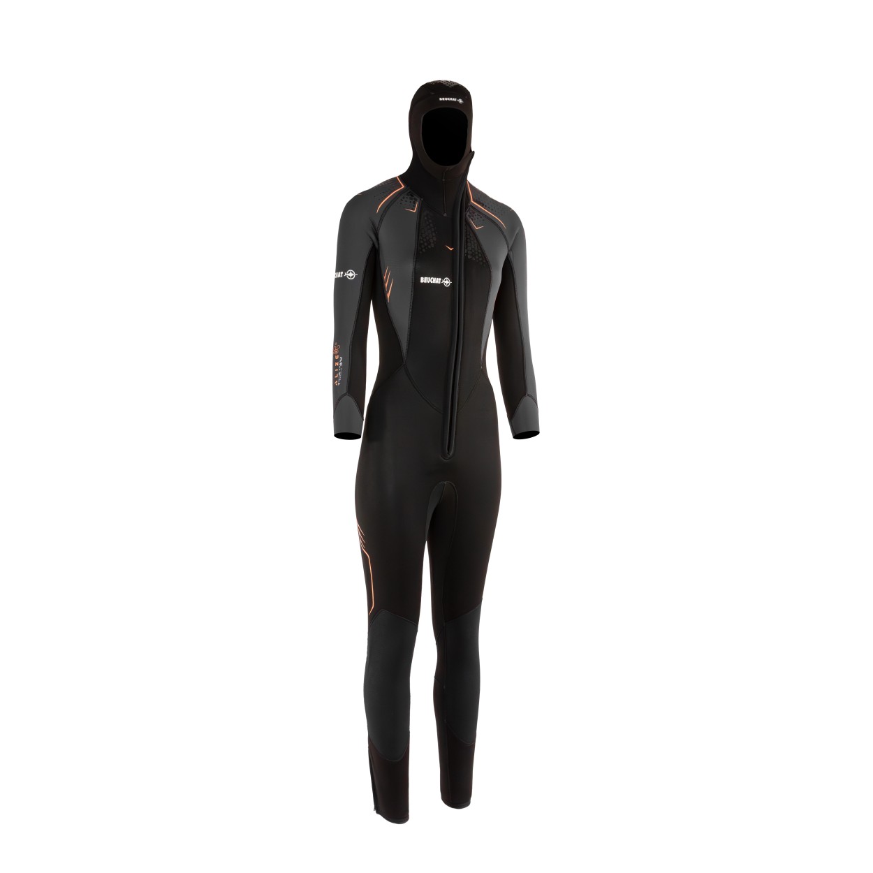 Echipament Scufundari - Costume neopren - ALIZE 2 - OVERALL 7 MM WITH HOOD-ATTACHED
