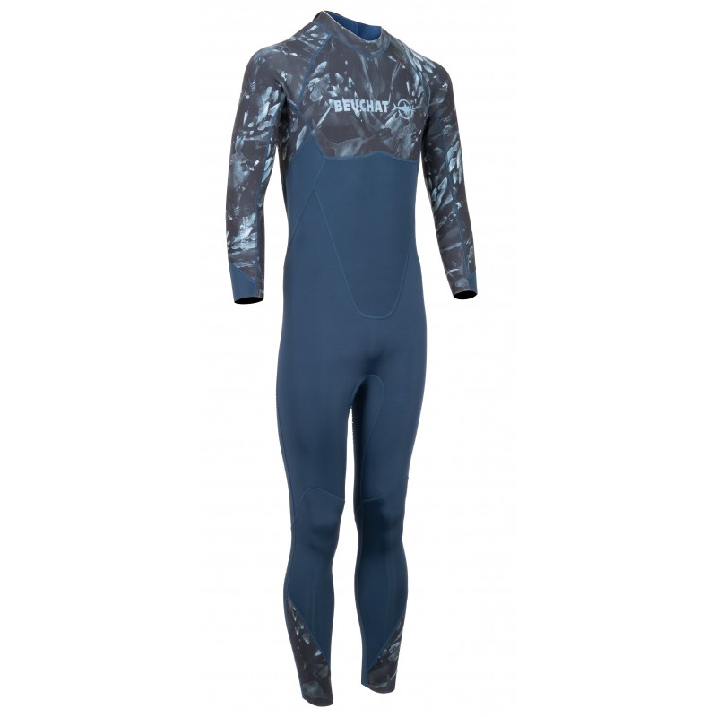 BEUCHAT ATOLL MONO HOMME ZIP DORSAL 2MM SEAWEED