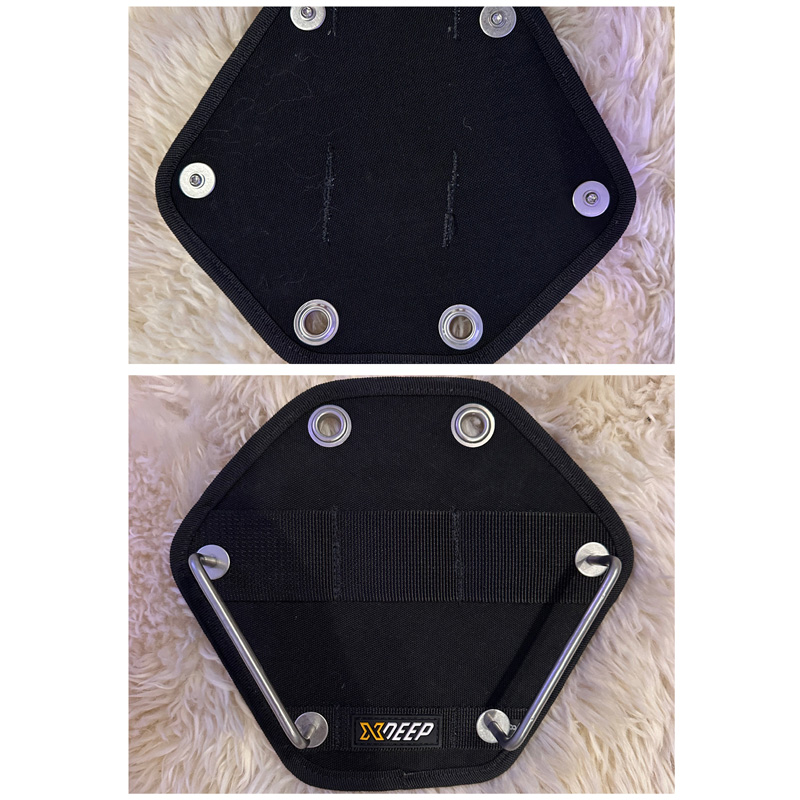 Echipament BuyBack - Costume umede (WETSUIT) - Accesoriu X-deep Butt Plate - steel tanks